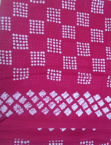 PL COTTON SAREES WITH WAX DOT PRINT DESIGNS